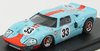 Ford GT 40 SPA 1968 Brian Redman azure 7349 1/43 Bang Made in Italy