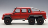 MERCEDES BENZ G63 AMG 6X6 rosso 1/18