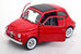 FIAT 500 RED 1968 1/12